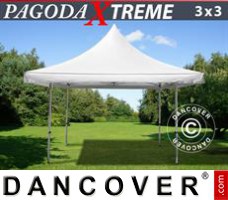 Partytent Pagoda Xtreme 3x3m / (4x4m) Wit