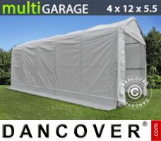 Tent multiGarage 4x12x4,5x5,5m, Wit