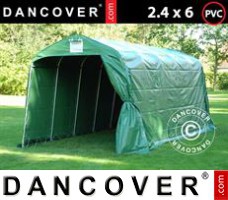 Tent PRO 2,4x6x2,34m PVC, Groen