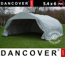 Tent 5,4x6x2,9m PVC, Grijs