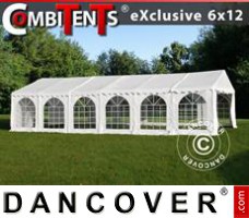 Partytent Exclusive CombiTents® 6x12m 4-in-1, Wit