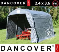 Tent PRO 2,4x3,6x2,34m PVC, Grijs