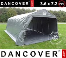 Tent PRO 3,6x7,2x2,68m PVC, met grondzeil, Grijs