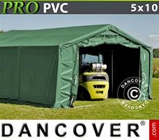 Tent PRO 3,6x8,4x2,68m PVC, met grondzeil, Groen/Grijs