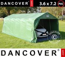 Tent PRO 3,6x7,2x2,68m PVC, met grondzeil, Groen/Grijs
