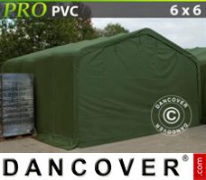 Tent PRO 6x6x3,7m PVC, Groen