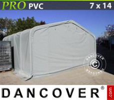 Tent PRO 7x14x3,8m PVC, Grijs