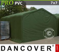 Tent PRO 7x7x3,8m PVC, Groen