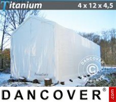 Tent Titanium 4x12x3,5x4,5m, Wit